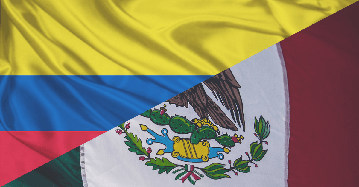 la relación comercial entre México y Colombia
